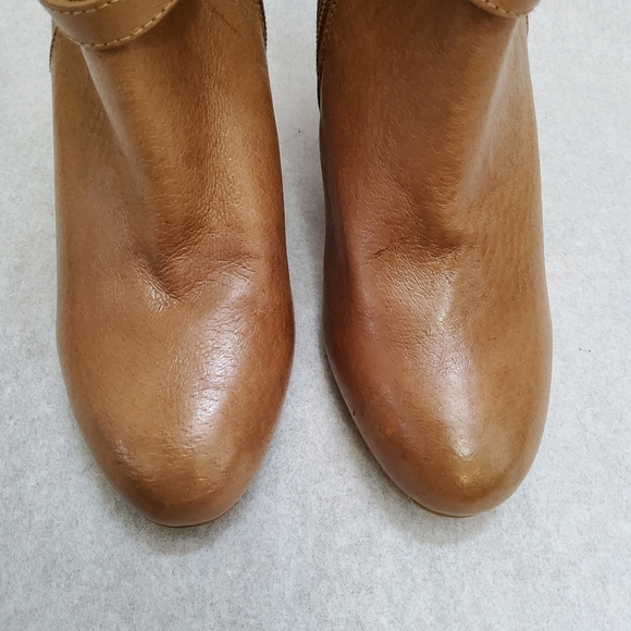 Bin 3C Chinese Laundry Leather Wedge Ankle Bootie Size 6 - Picture 6 of 6